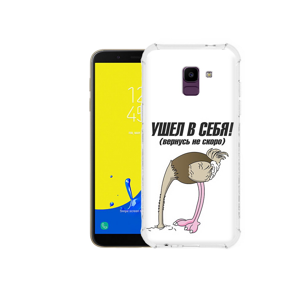 Чехол MyPads Tocco для Samsung Galaxy J6 (2018) ушел в себя