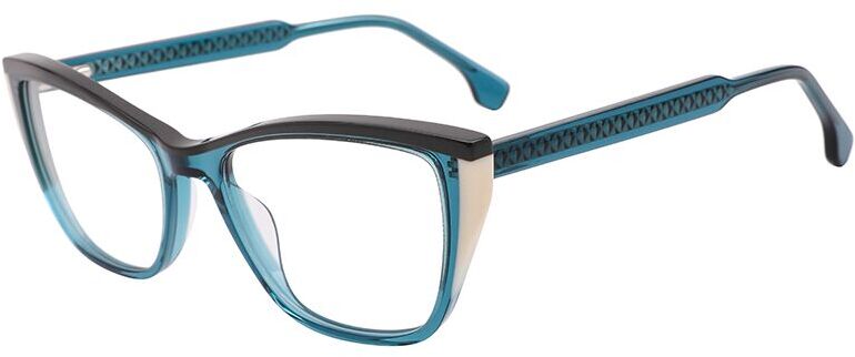 

Оправа для очков женская Glone WD4205 C1, grey/beige/teal crystal, WD4205 C1