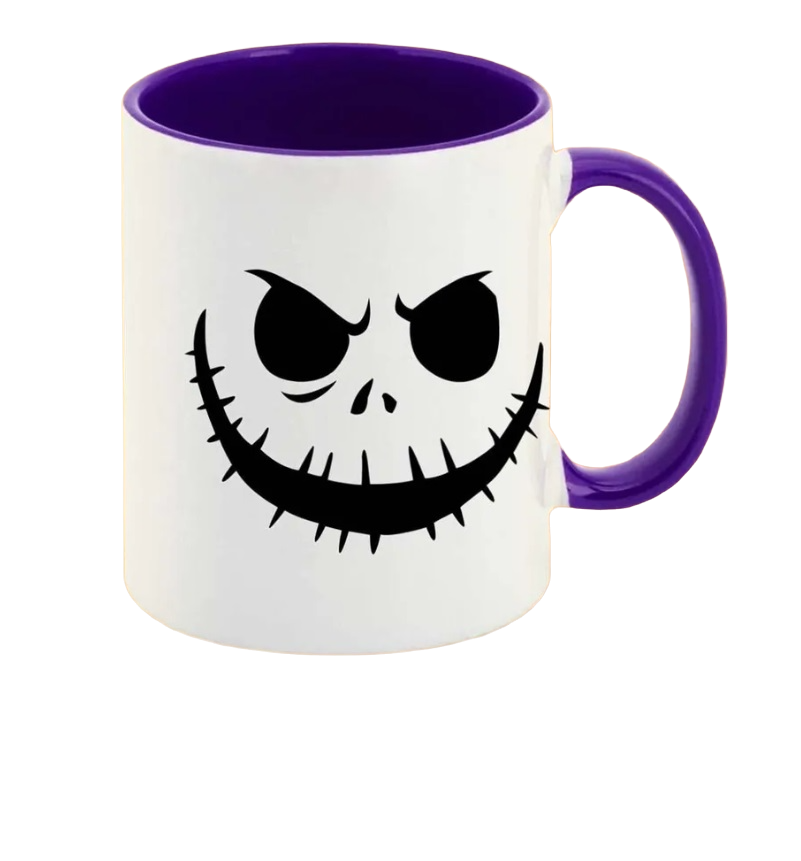 

Кружка CoolPodarok Halloween Джек ЧБ