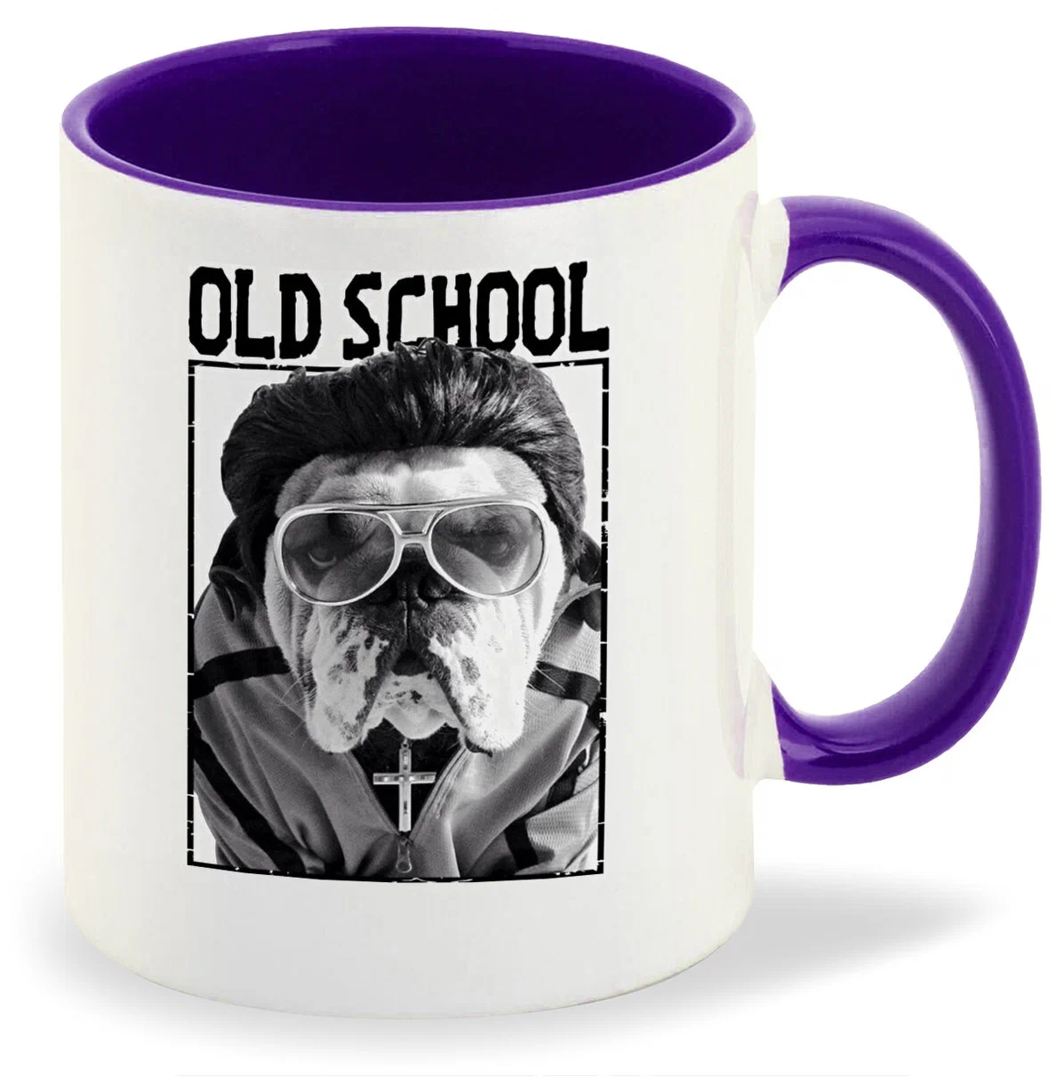 

Кружка CoolPodarok Old scool Бульдог