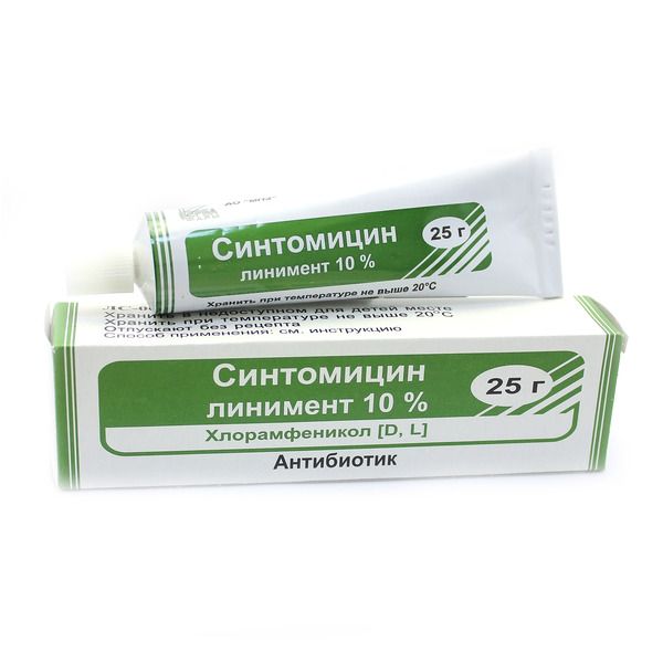 

Синтомицин линимент 10% 25г