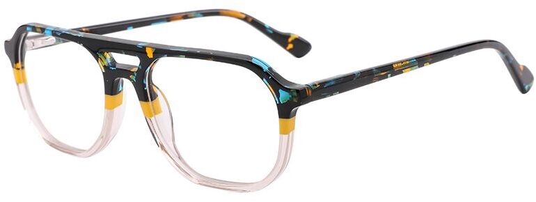 

Оправа для очков для мальчиков Glone WK3009 C3, C3 Blue Tortoise/Beige Crystal, WK3009 C3