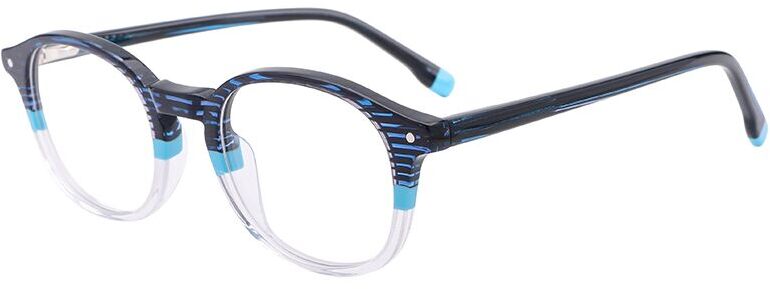 

Оправа для очков для мальчиков Glone WK3010 C1, blue stripes/crystal, WK3010 C1