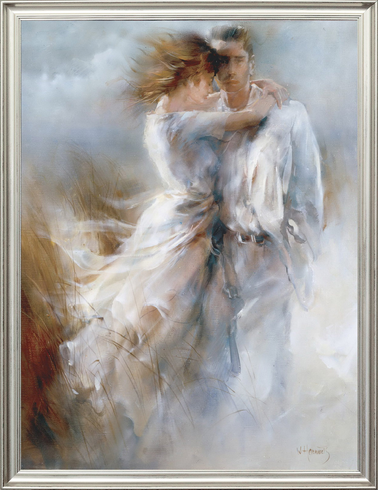 фото Картина на холсте, признание, 80х60 см., willem haenraets. арт. хв-х77 русская коллекция