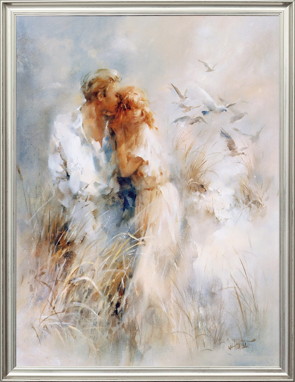 фото Картина на холсте, гармония, 80х60 см., willem haenraets. оформлена в багет, арт. хв-х79 русская коллекция