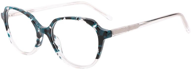 

Оправа для очков для мальчиков Glone WK3022 C1, C1 Pattern Teal/Crystal, WK3022 C1
