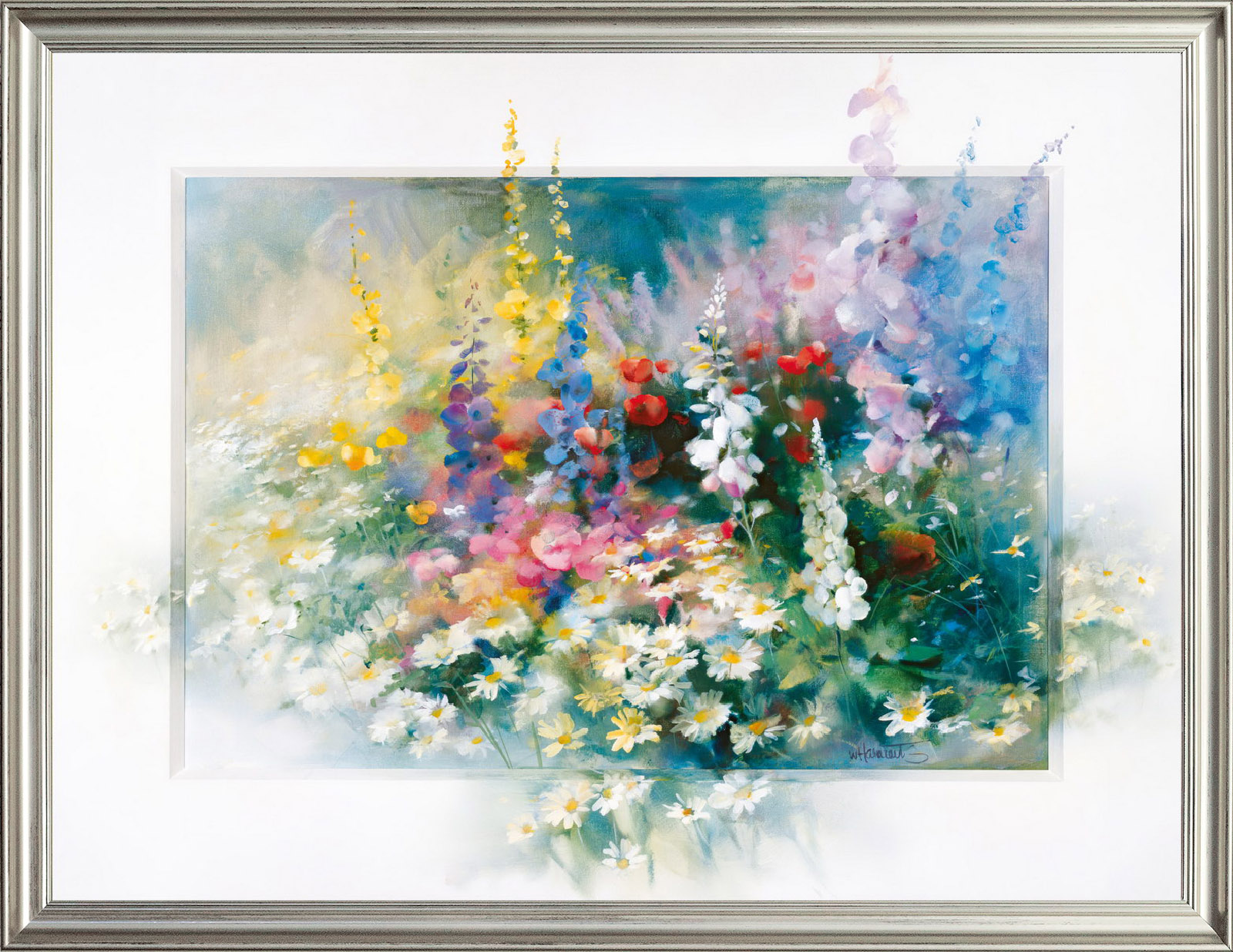 фото Картина на холсте, у дороги, 80х60 см., willem haenraets. оформлена в багет, арт. хв-х80 русская коллекция