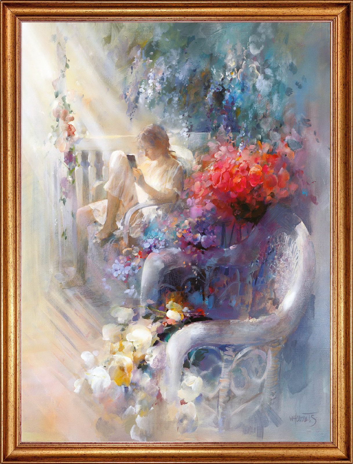 фото Картина на холсте, утренняя тишина, 80х60 см., willem haenraets. арт. хв-х86 русская коллекция