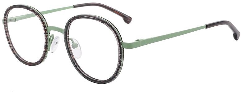 

Оправа для очков для мальчиков Glone WK4008 C3, red grey pattern/green, WK4008 C3
