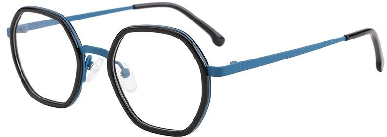 

Оправа для очков для мальчиков Glone WK4009 C1, black/blue, WK4009 C1