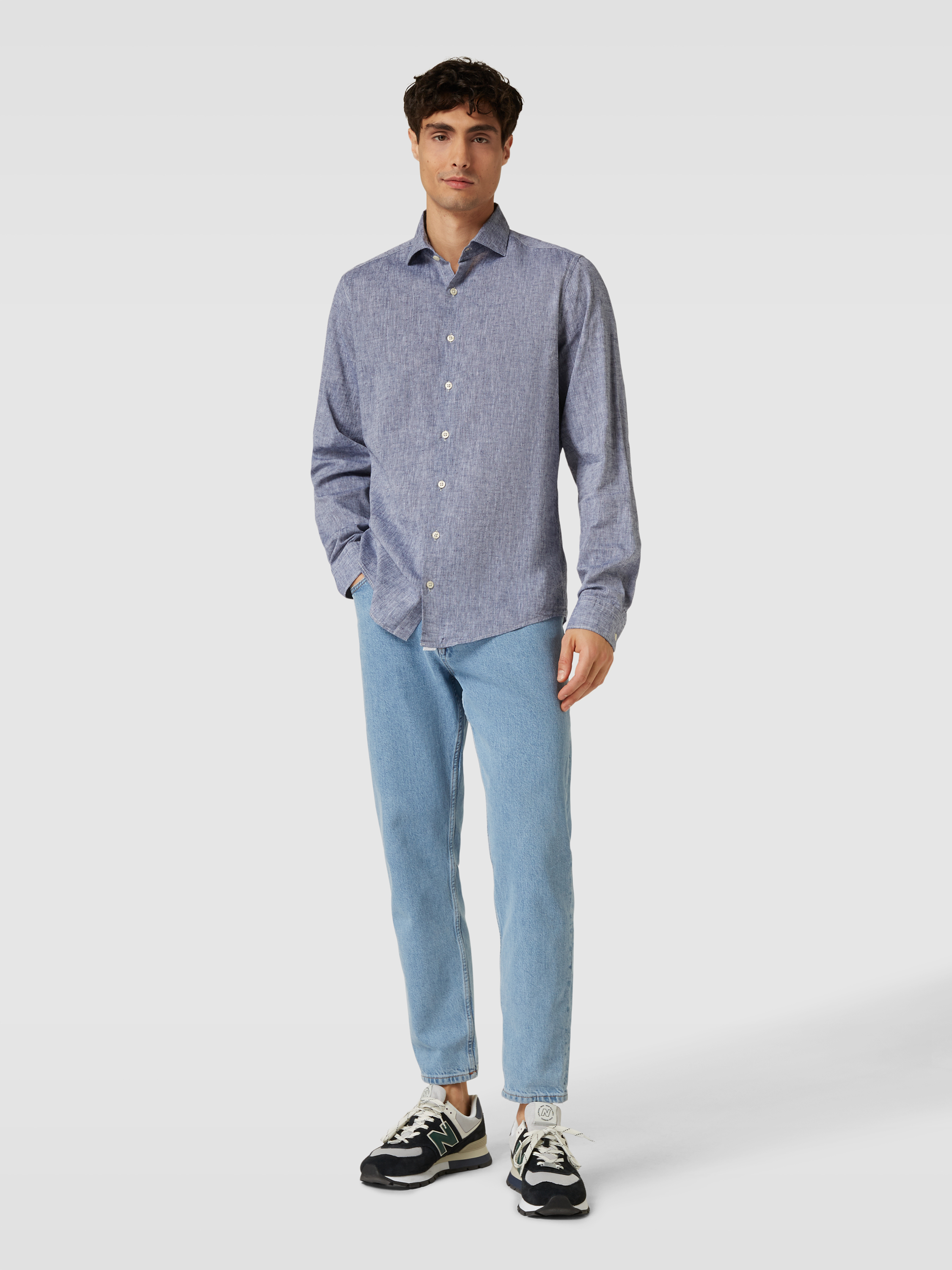 

Рубашка мужская Roy Robson 1810888 синяя 2XL доставка из-за рубежа, Синий, 1810888