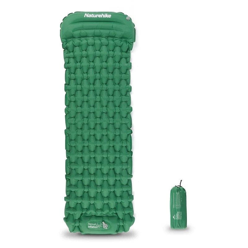 

Туристический надувной матрас с насосом Naturehike CNK2300DZ0001 FC-12, Зеленый, CNK2300DZ0001