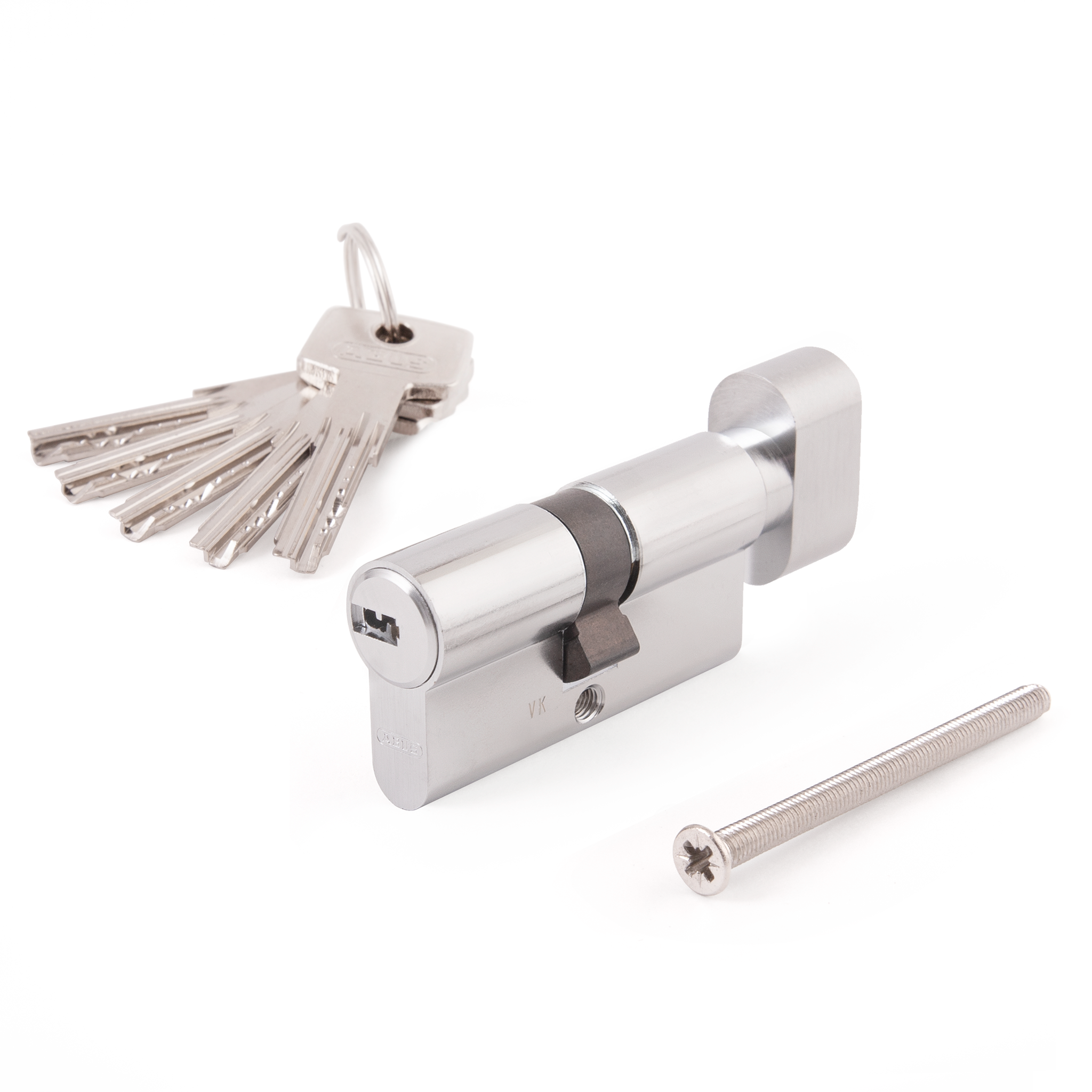 Ключевой цилиндр ABUS KD6MM Z45/K45 KD W/5 TL-KEYS C/BLISTER (81496)