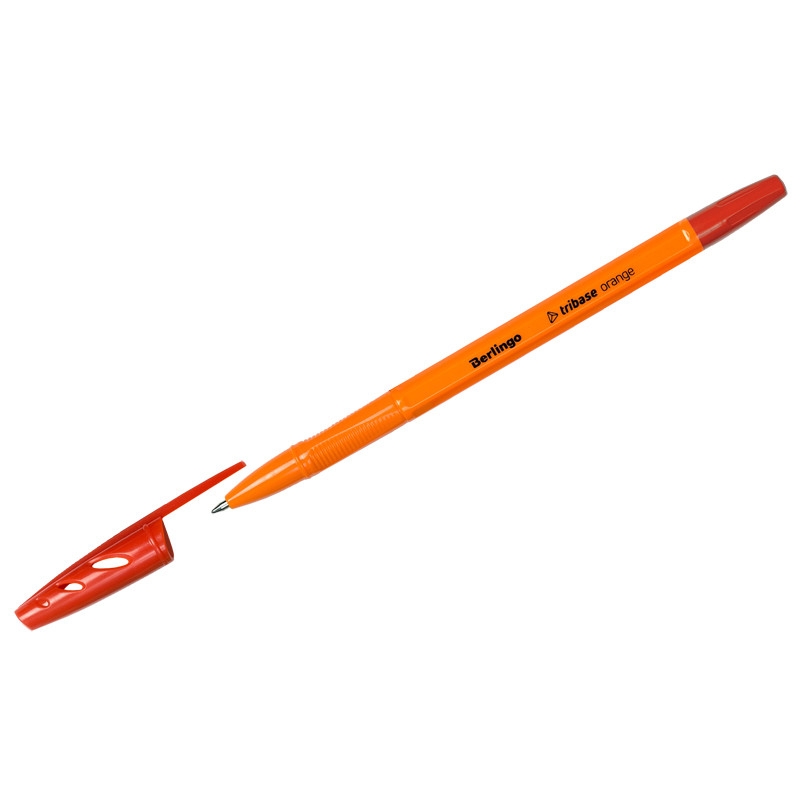 

Ручка шариковая Berlingo Tribase Orange CBp_70913, красная, 0,7 мм, 1 шт.