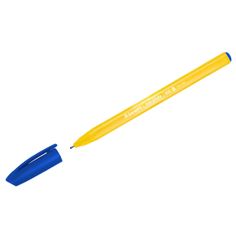 Ручка шариковая Luxor InkGlide 100 Icy 16601/50 Bx, синяя, 0,7 мм, 1 шт.