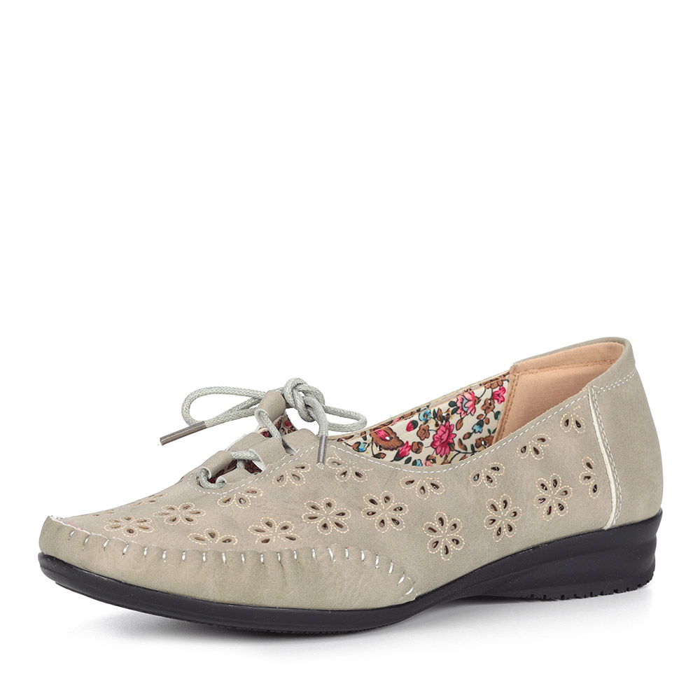 

Мокасины женские Respect SM2453_02_21 серые 38 RU, SM2453_02_21