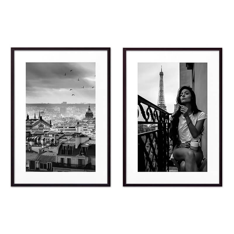 фото Набор постеров коллаж париж №4 40х70 см дом корлеоне