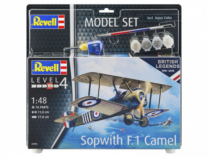 

Модель для сборки Revell Британский истребитель времён Первой мировой войны Sopwith Camel