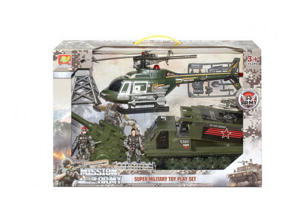 фото Набор военной техники junfa toys с фигуркой и акссесуарами hw-m3113