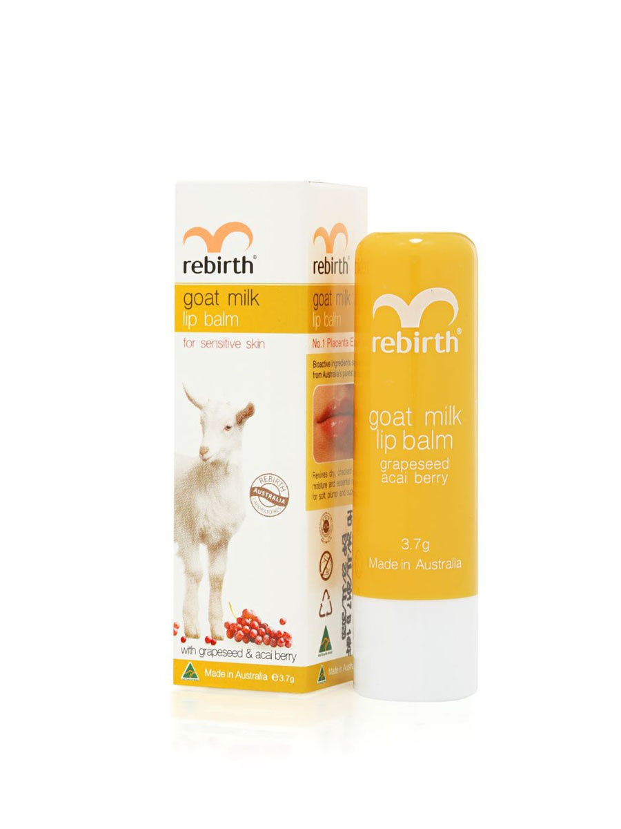 

Rebirth Бальзам для губ с экстрактом козьего молока, 3,7 г, Goat milk Lip balm