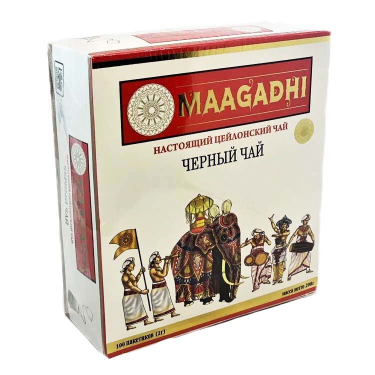 

Чай Маагади 100 пакетов черный