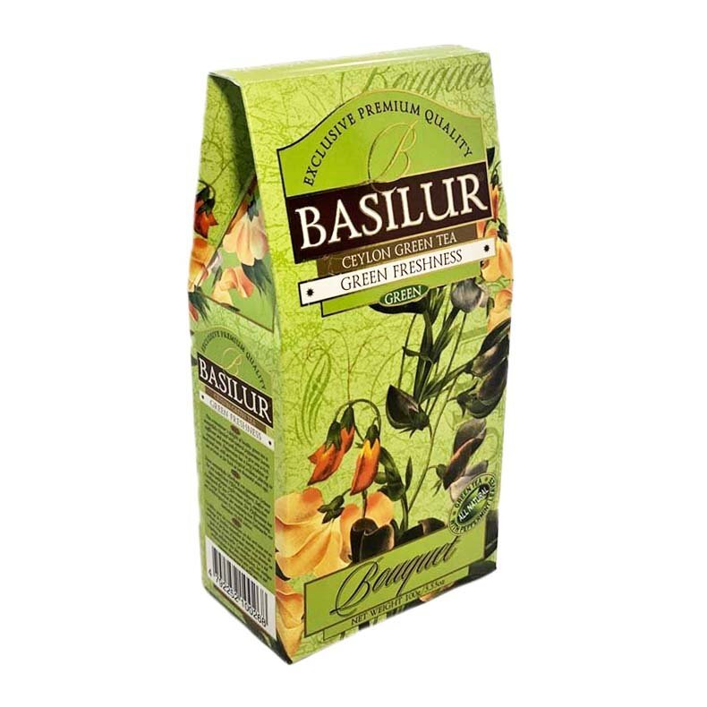 Чай Базилур Зеленая свежесть 100 гр