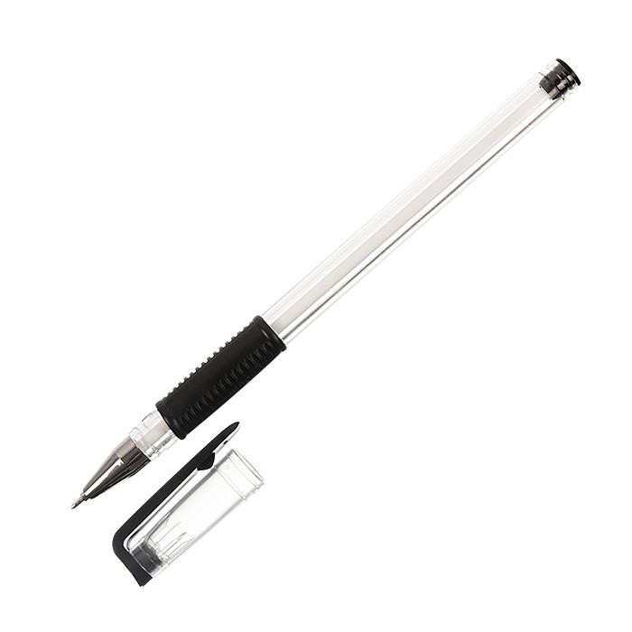 Ручка шариковая InФормат OPR04-02-K, черная, 0,5 мм, 1 шт.