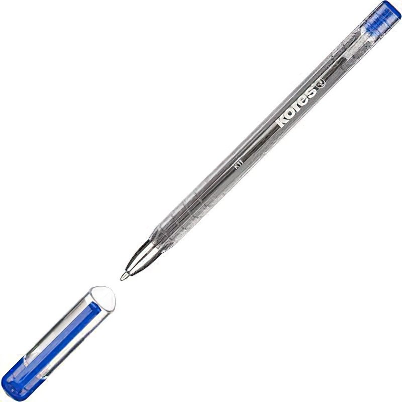 Ручка шариковая Kores К11, синяя, 0,7 мм, 1 шт.