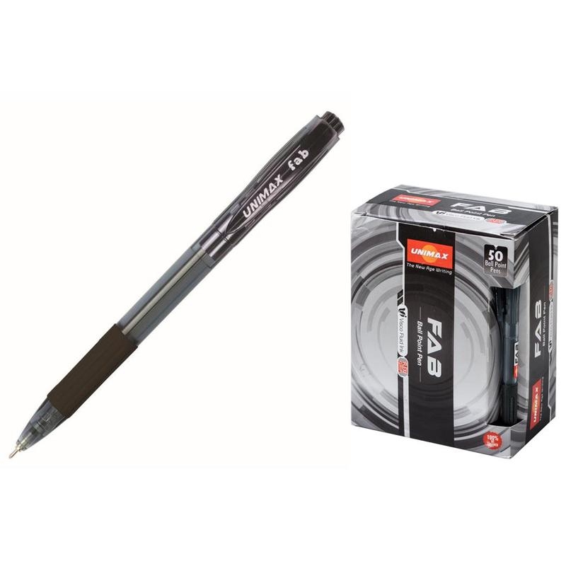 Ручка шариковая Unimax Unimax Fab GP 722475, черная, 0,7 мм, 1 шт.