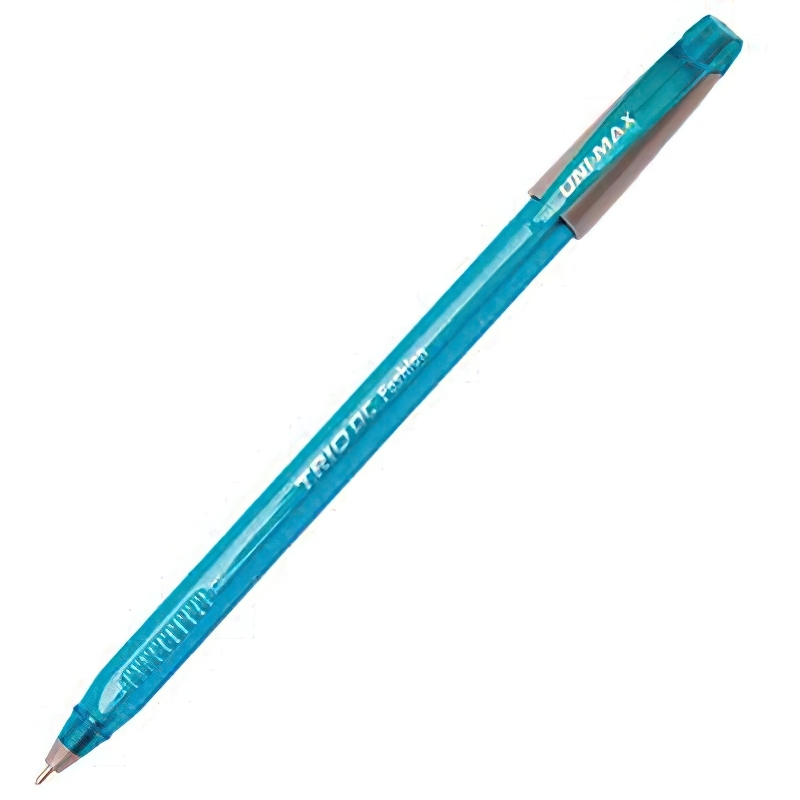 Ручка шариковая Unimax Trio DC Fashion 803428, голубая, 1 мм, 1 шт.