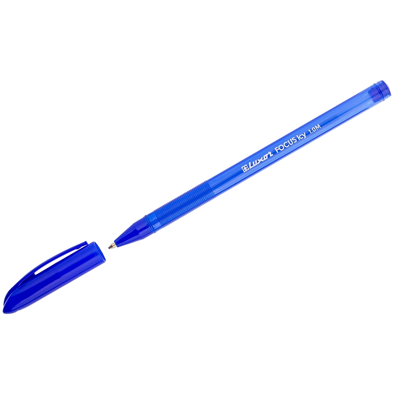 

Ручка шариковая Luxor Focus Icy 1762, синяя, 1 мм, 1 шт.