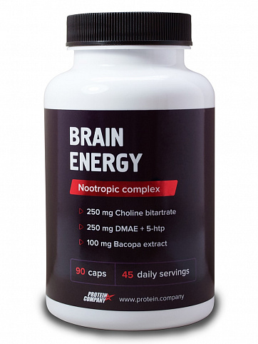 

Ноотропный комплекс Protein.Company Brain Energy 90 капсул, Brain Energy
