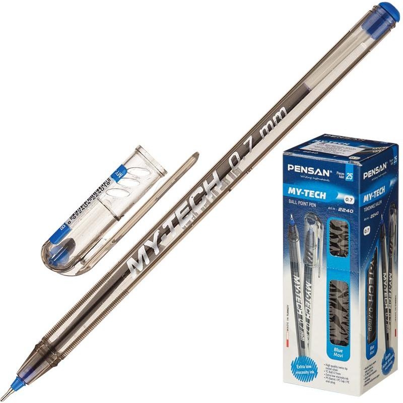 Ручка шариковая Pensan My Tech 480210, синяя, 1,3 мм, 1 шт.