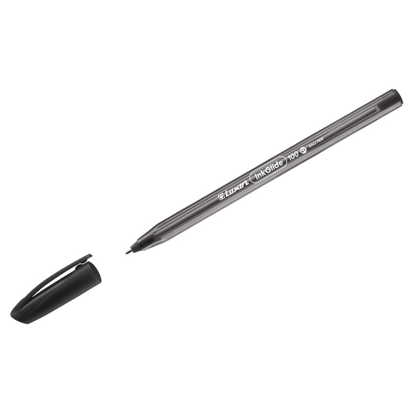 

Ручка шариковая Luxor InkGlide 100 Icy 16701/12 Bx, черная, 0,7 мм, 1 шт.