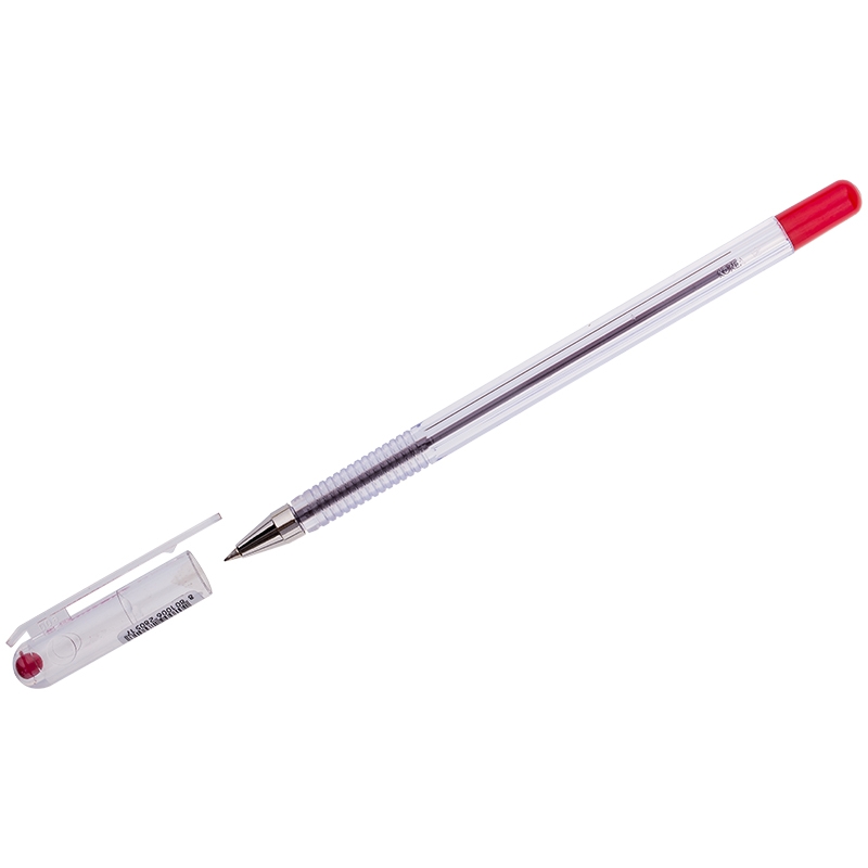 Ручка шариковая MUNHWA Option OP-03, красная, 0,5 мм, 1 шт.