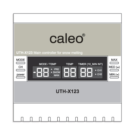 

Метеостанция двухканальная Caleo UTH-X123ST, UTH-X123ST двухканальная для систем обогрева кровли и площадок