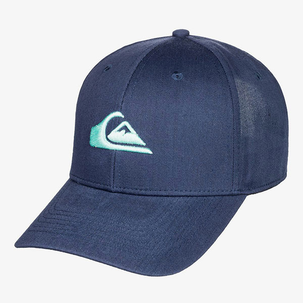 

Бейсболка Quicksilver Decades, One Size, majolica blue, Decades
