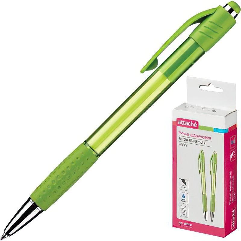 

Ручка шариковая Attache Happy, синяя, 0,5 мм, 1 шт.