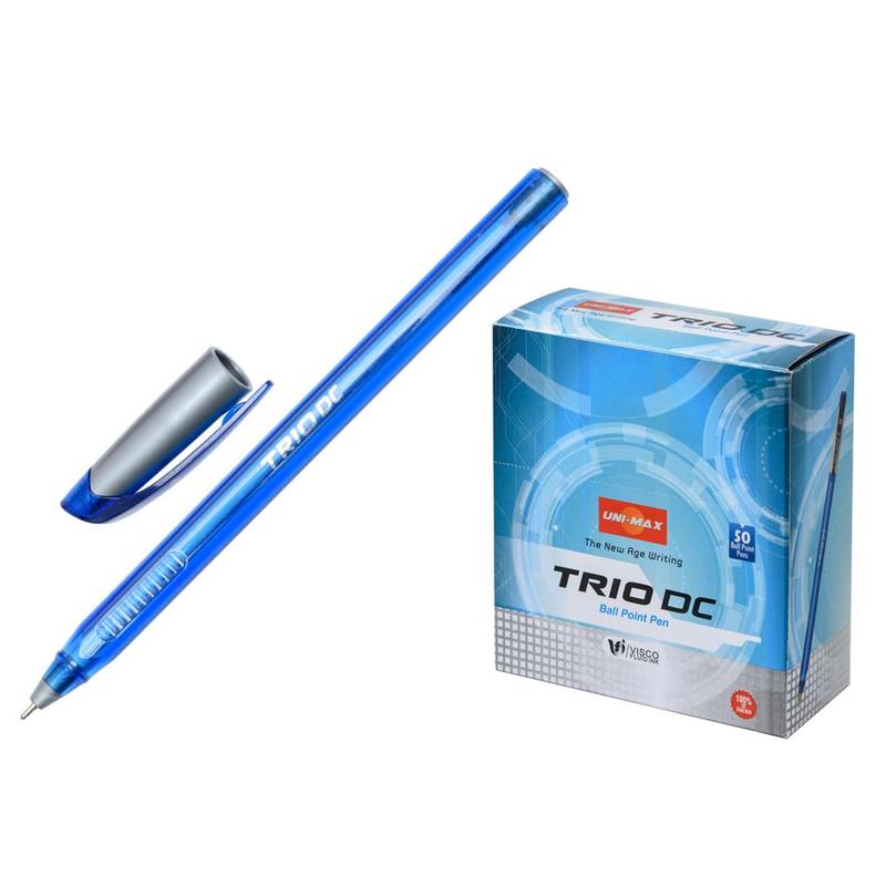 Ручка шариковая Unimax Trio DC Tinted 722465, синяя, 0,7 мм, 1 шт.