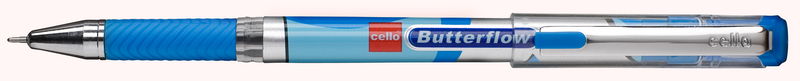 Ручка шариковая Cello Butterflow 604, синяя, 0,7 мм, 1 шт.