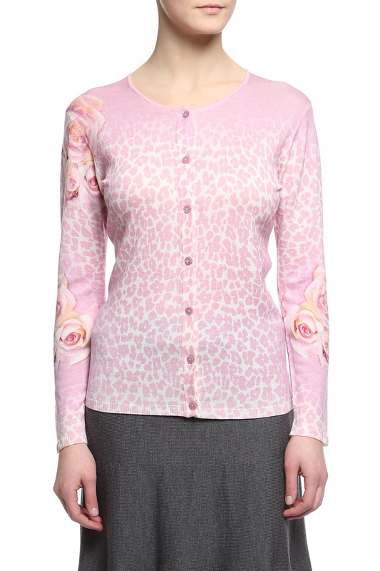 

Кардиган женский ROSANNA PELLEGRINI 39087-1 розовый 44 IT, 39087-1
