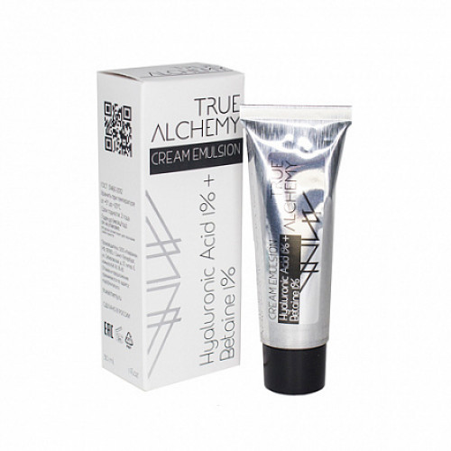 Крем-эмульсия для лица True Alchemy Hyaluronic Acid 1% + Betaine 1%, 30 мл