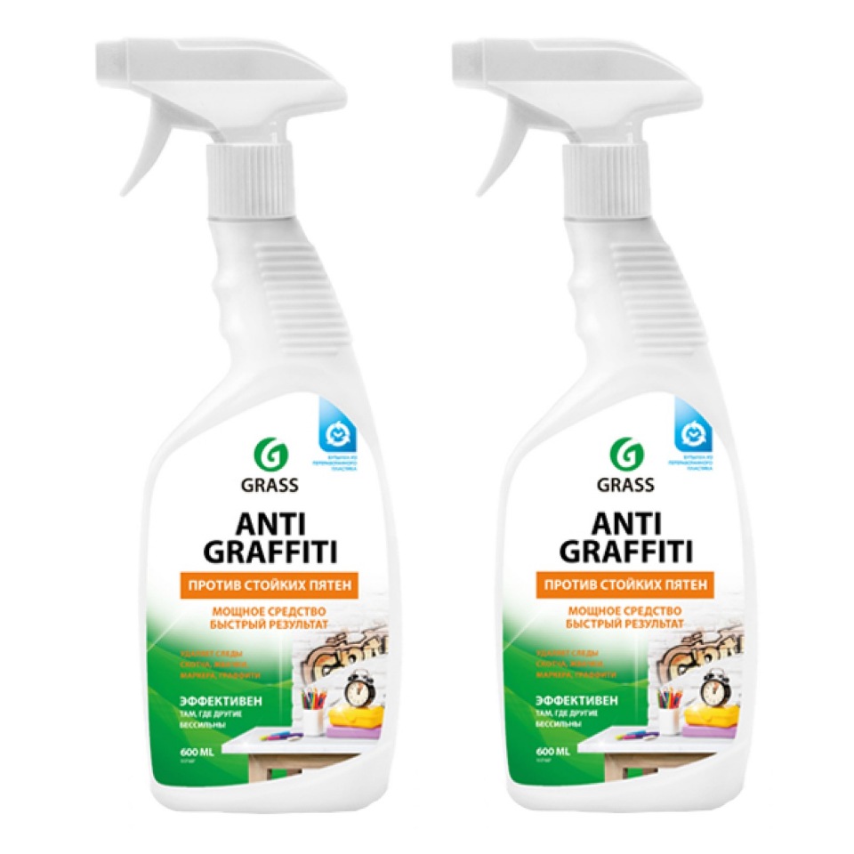 фото Чистящее средство antigraffiti 600 мл - 2 шт grass