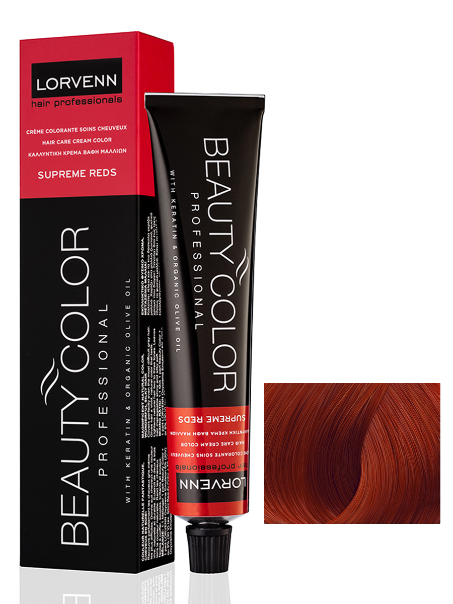 фото Крем-краска lorvenn professionals beauty color 8.64 светло-русый красно-медный 70 мл lorvenn hair professionals