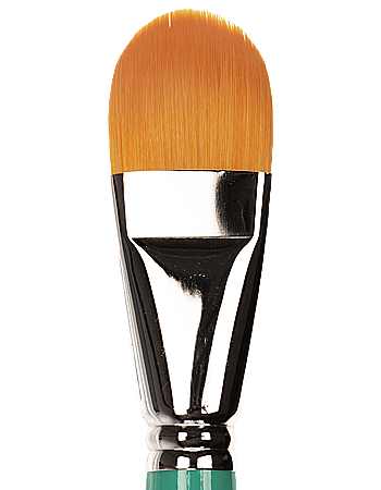 фото Кисть овальная синтетическая/illusion big mama brush, 3 см. (цв: green)/kryolan/8510