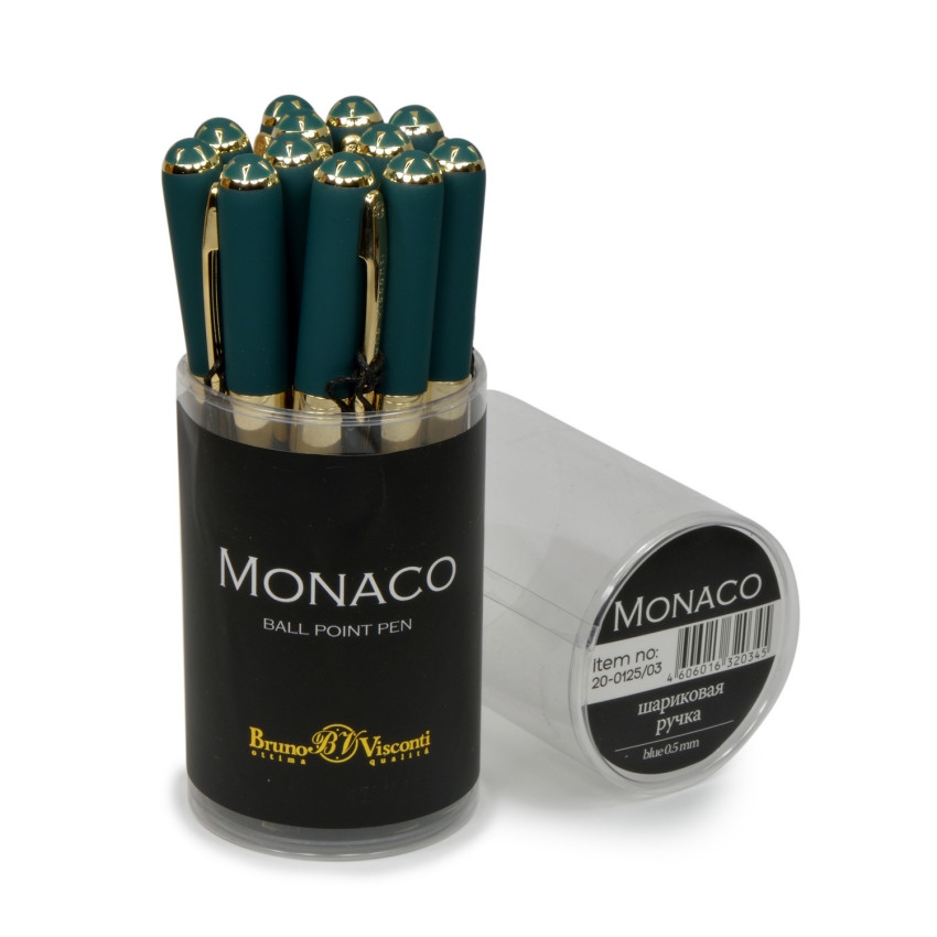 

Ручка шариковая Bruno Visconti Monaco 20-0125/03, синяя, 0,5 мм, 1 шт.
