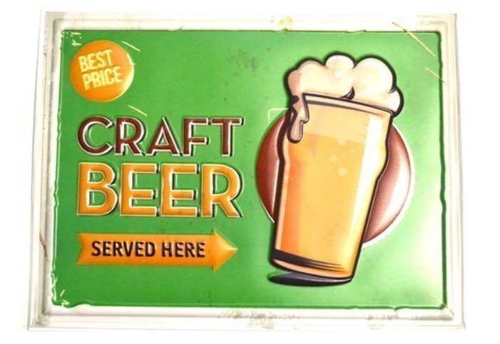 

Наклейка декоративная "Винтаж. Craft Beer" (30x40 см)