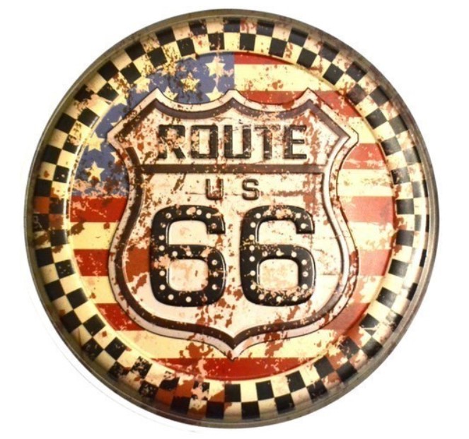 

Наклейка декоративная "Винтаж. Route 66" (30x30 см)