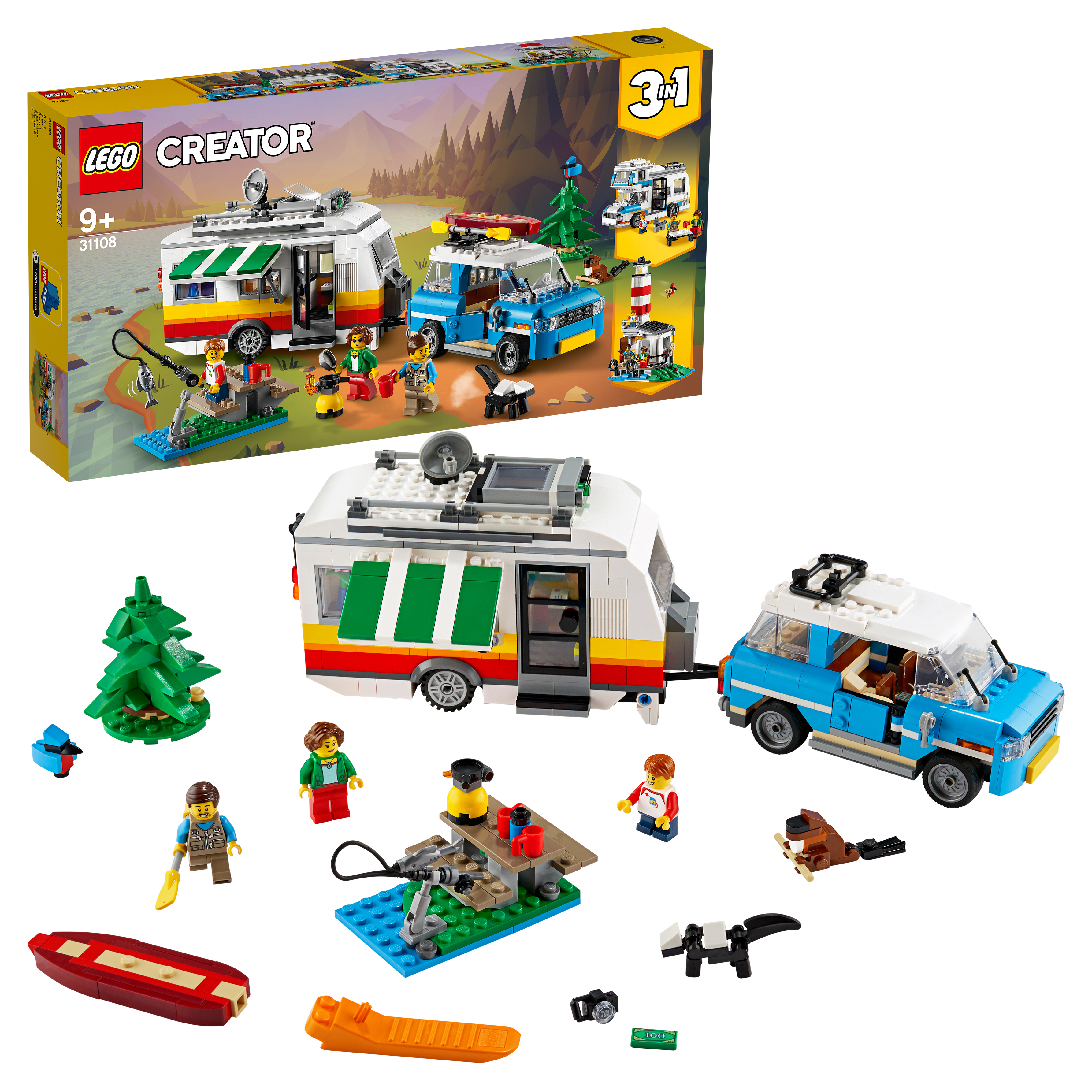 фото Конструктор lego creator 31108 отпуск в доме на колесах