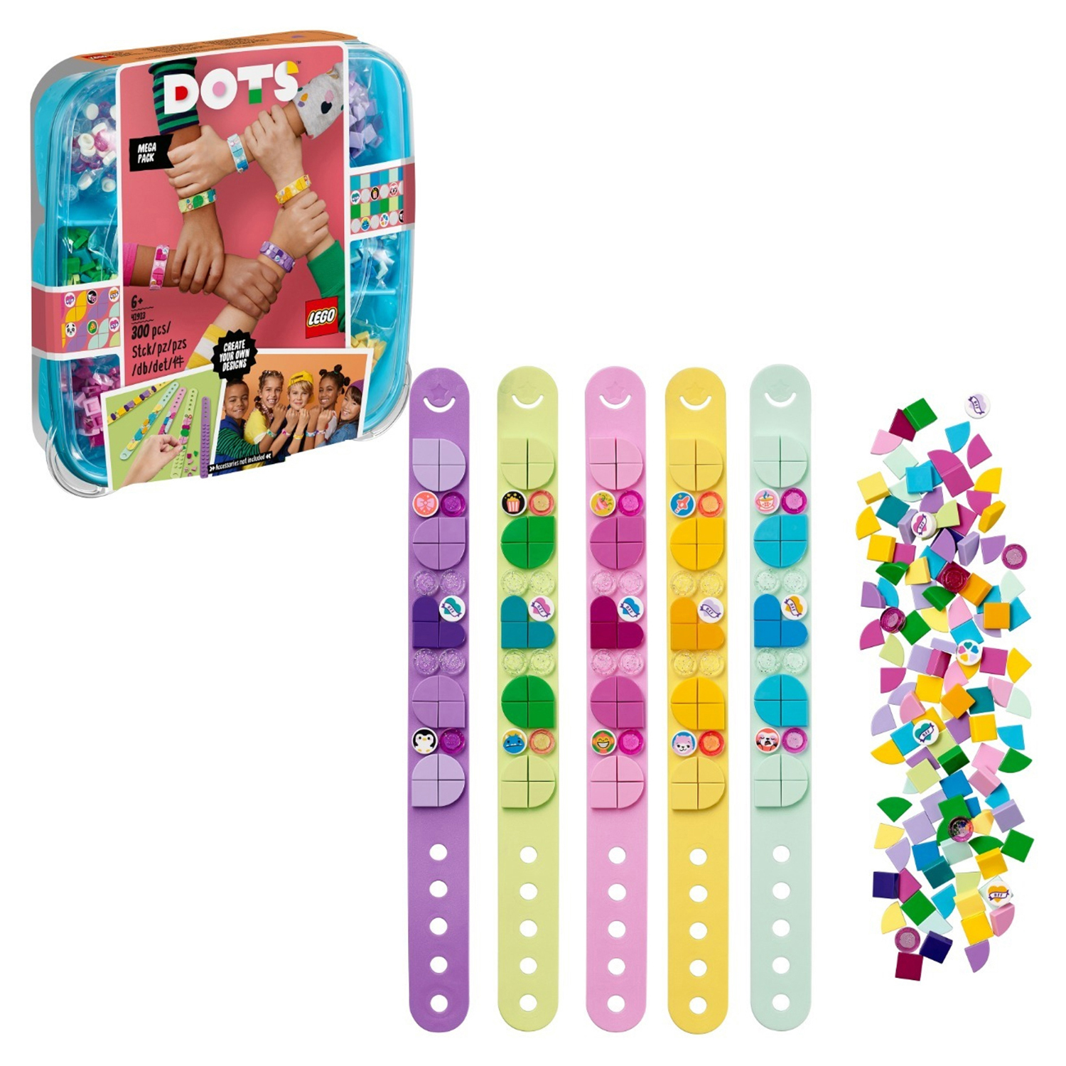фото Набор для творчества lego dots 41913 большой набор для создания браслетов